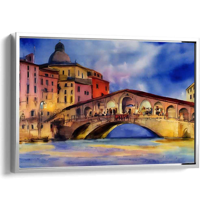 Watercolor Rialto Bridge #102