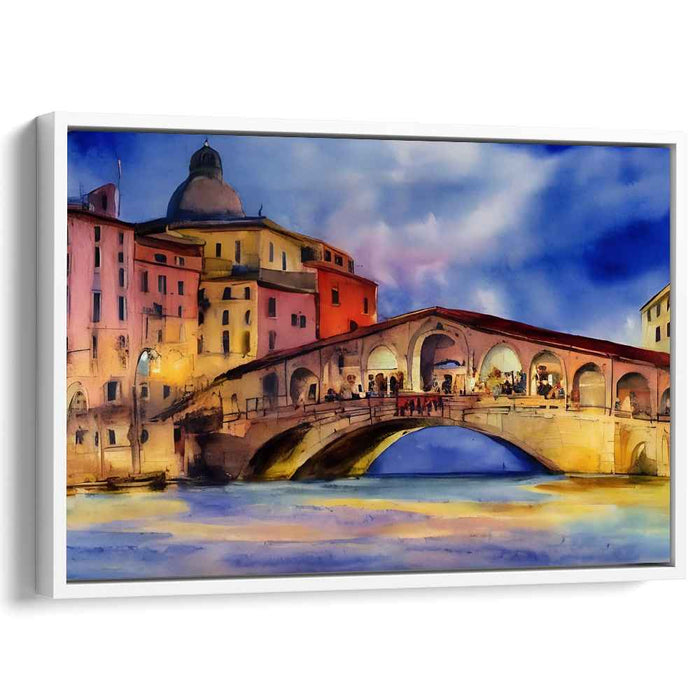 Watercolor Rialto Bridge #102