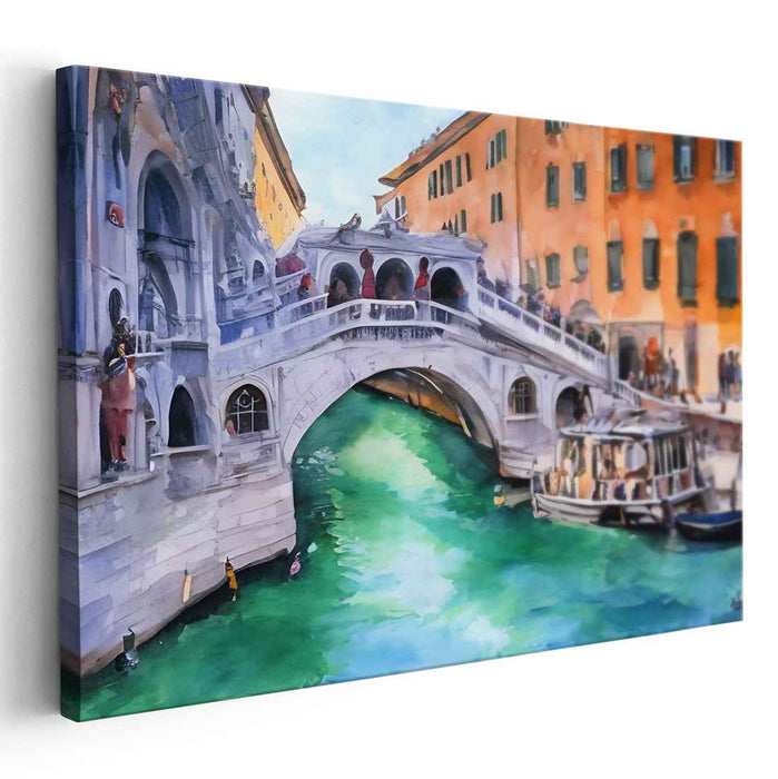 Watercolor Rialto Bridge #103