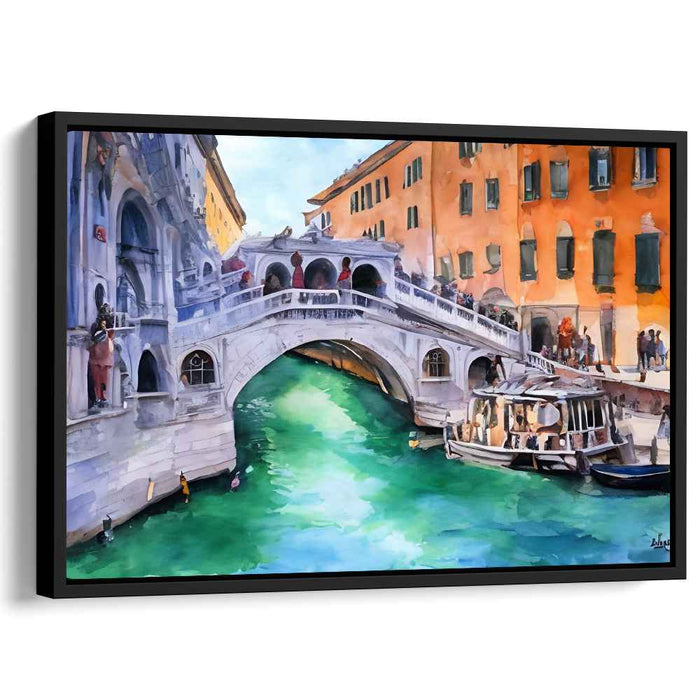 Watercolor Rialto Bridge #103