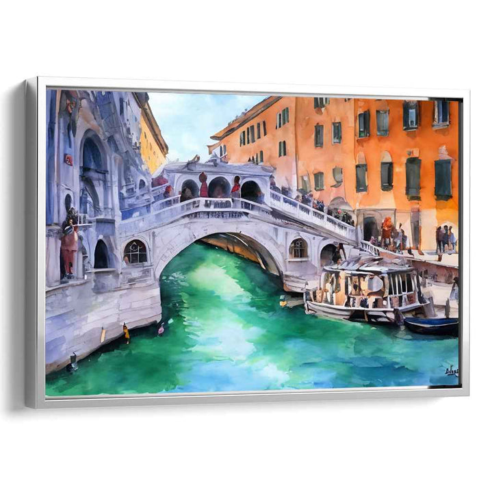 Watercolor Rialto Bridge #103