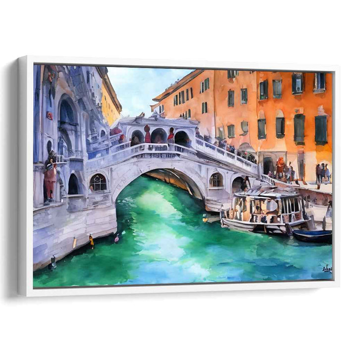 Watercolor Rialto Bridge #103