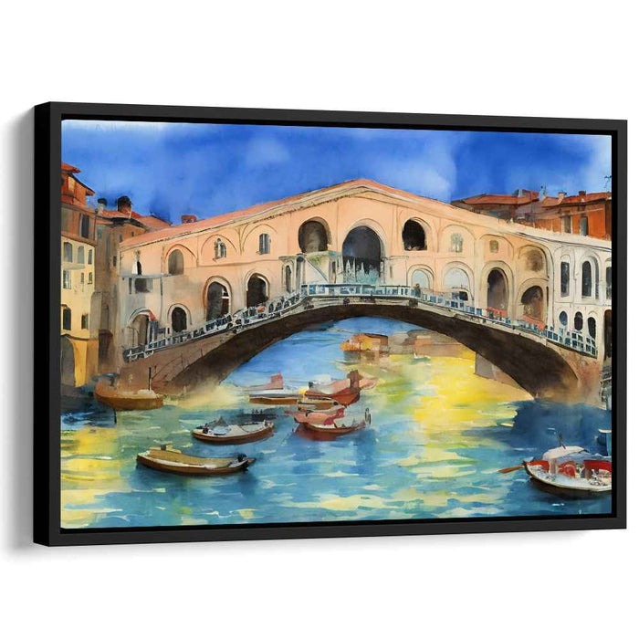 Watercolor Rialto Bridge #104