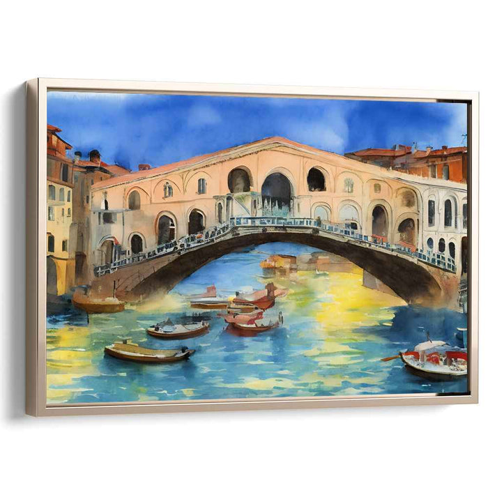 Watercolor Rialto Bridge #104