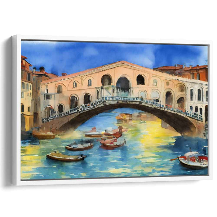Watercolor Rialto Bridge #104