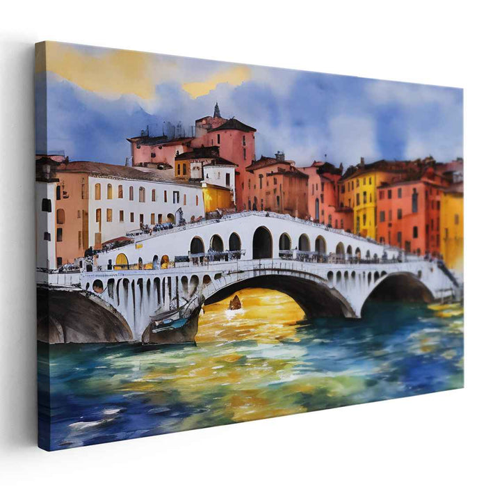 Watercolor Rialto Bridge #105