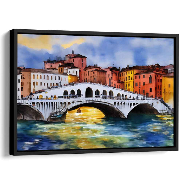 Watercolor Rialto Bridge #105