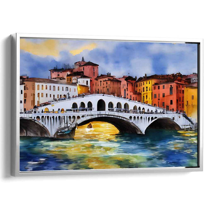Watercolor Rialto Bridge #105