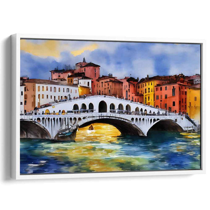 Watercolor Rialto Bridge #105