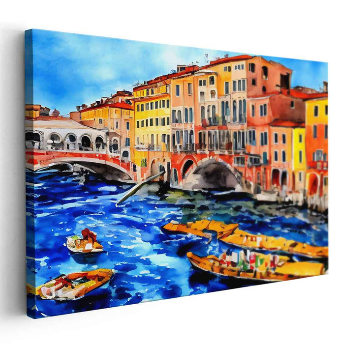 Watercolor Rialto Bridge #107