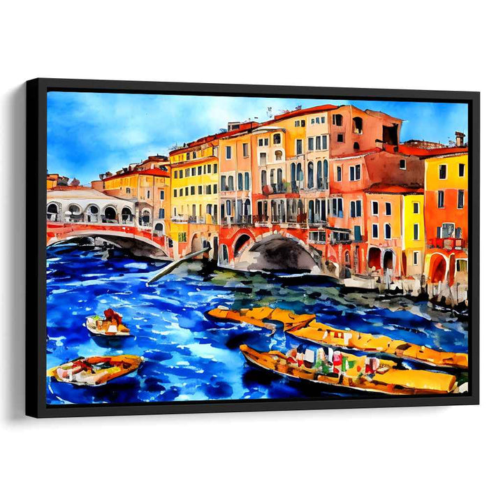 Watercolor Rialto Bridge #107