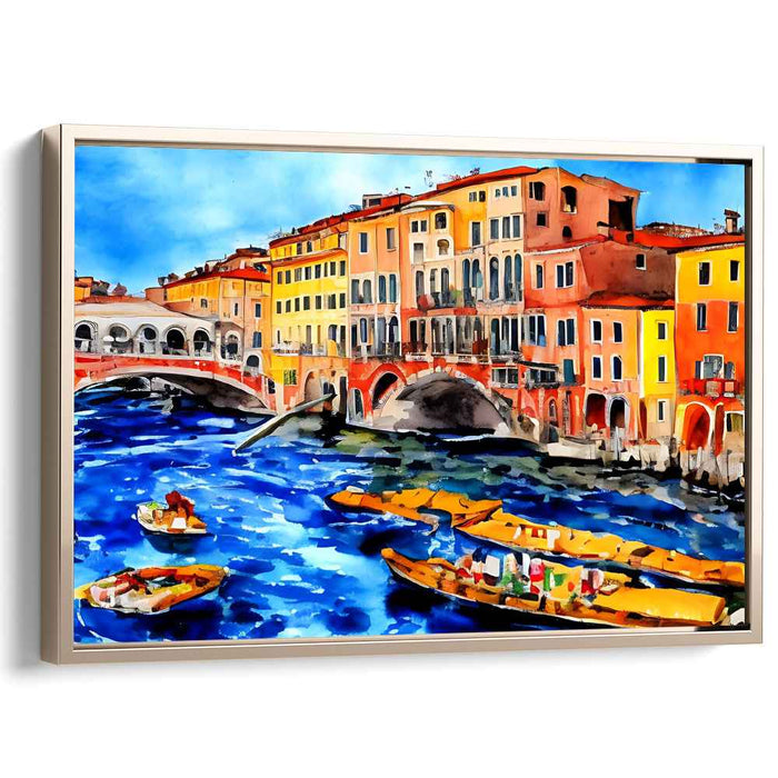 Watercolor Rialto Bridge #107