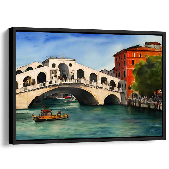 Watercolor Rialto Bridge #109