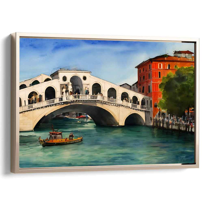 Watercolor Rialto Bridge #109