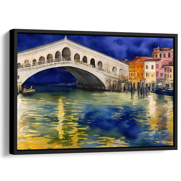 Venetian Archways: The Rialto Bridge Over Venice's Grand Canal