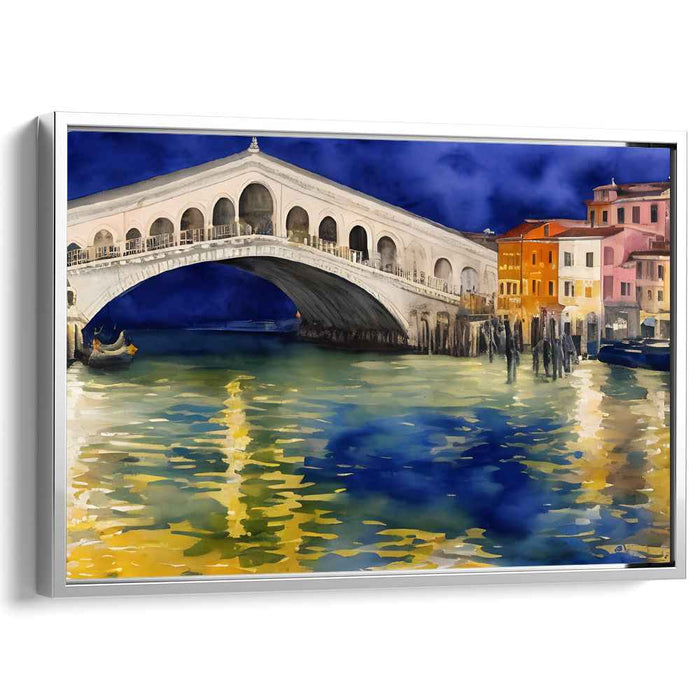 Venetian Archways: The Rialto Bridge Over Venice's Grand Canal