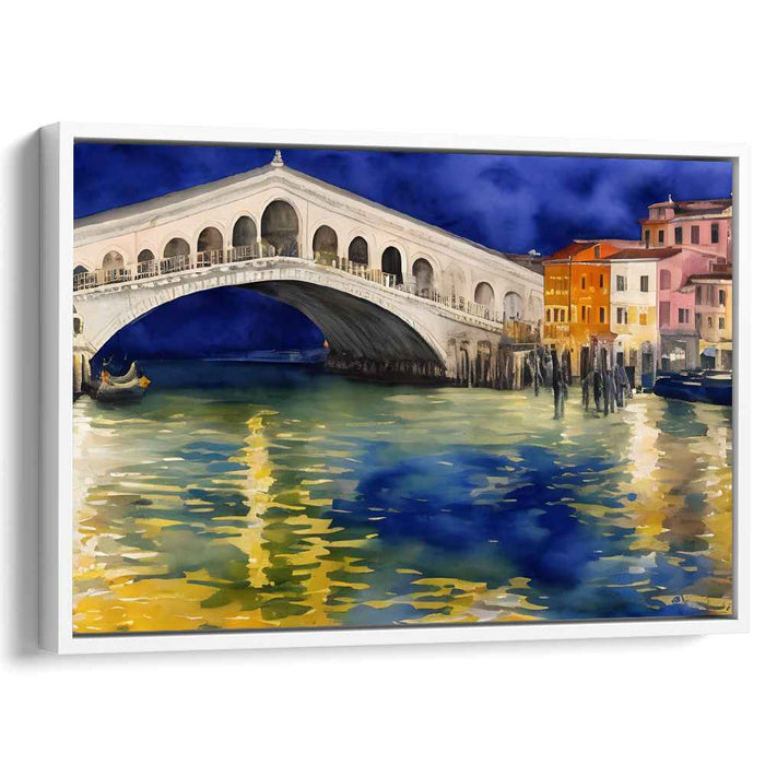 Venetian Archways: The Rialto Bridge Over Venice's Grand Canal