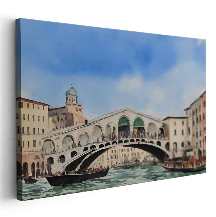 Watercolor Rialto Bridge #117