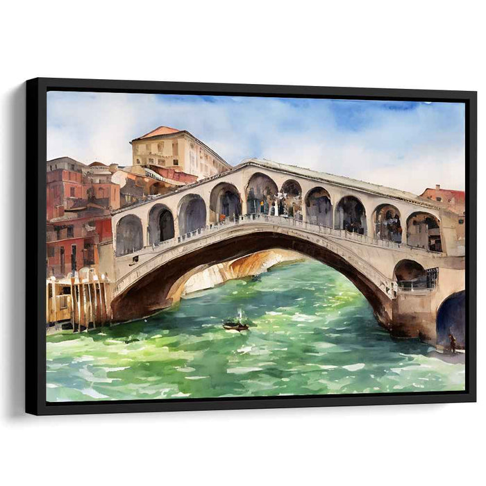 Watercolor Rialto Bridge #125