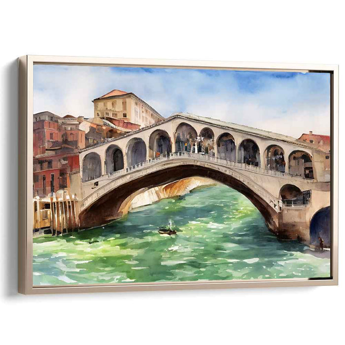Watercolor Rialto Bridge #125