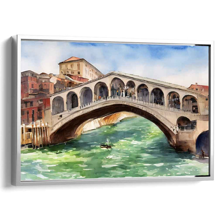 Watercolor Rialto Bridge #125