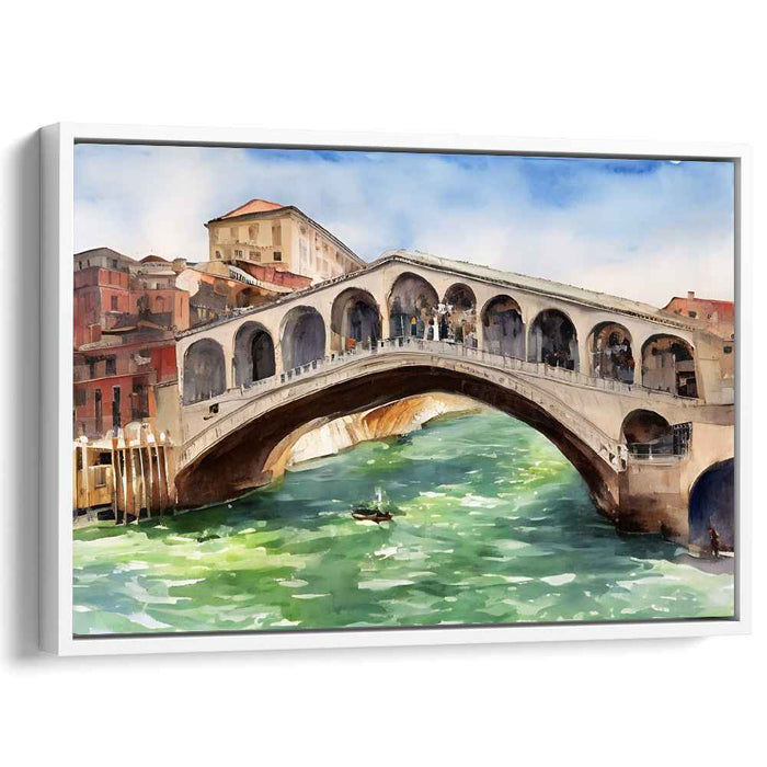 Watercolor Rialto Bridge #125