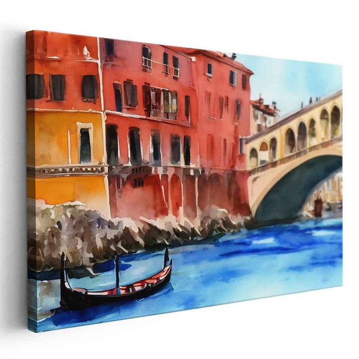 Watercolor Rialto Bridge #128