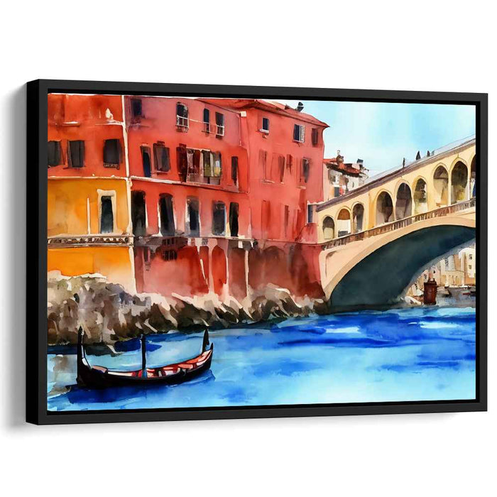 Watercolor Rialto Bridge #128