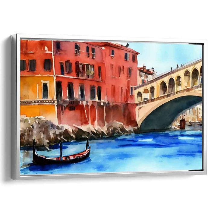 Watercolor Rialto Bridge #128