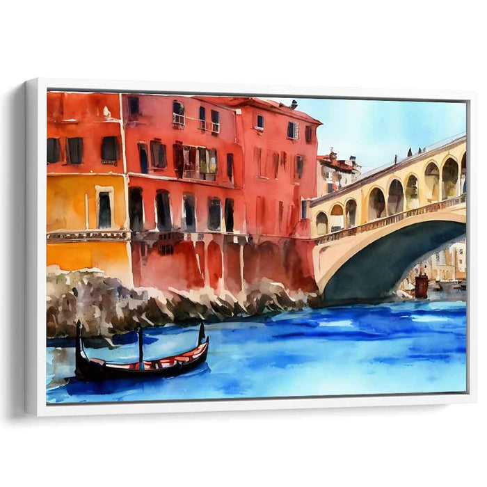 Watercolor Rialto Bridge #128