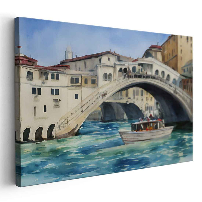 Watercolor Rialto Bridge #130
