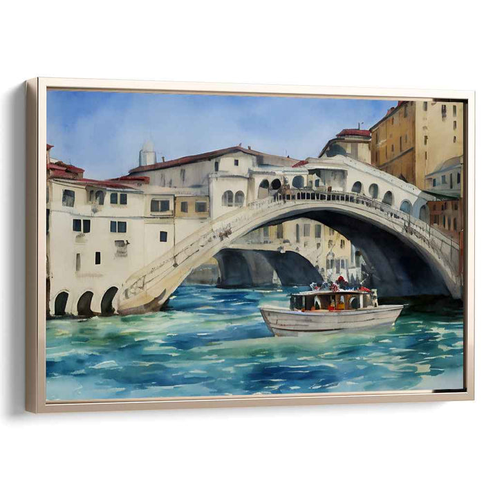 Watercolor Rialto Bridge #130