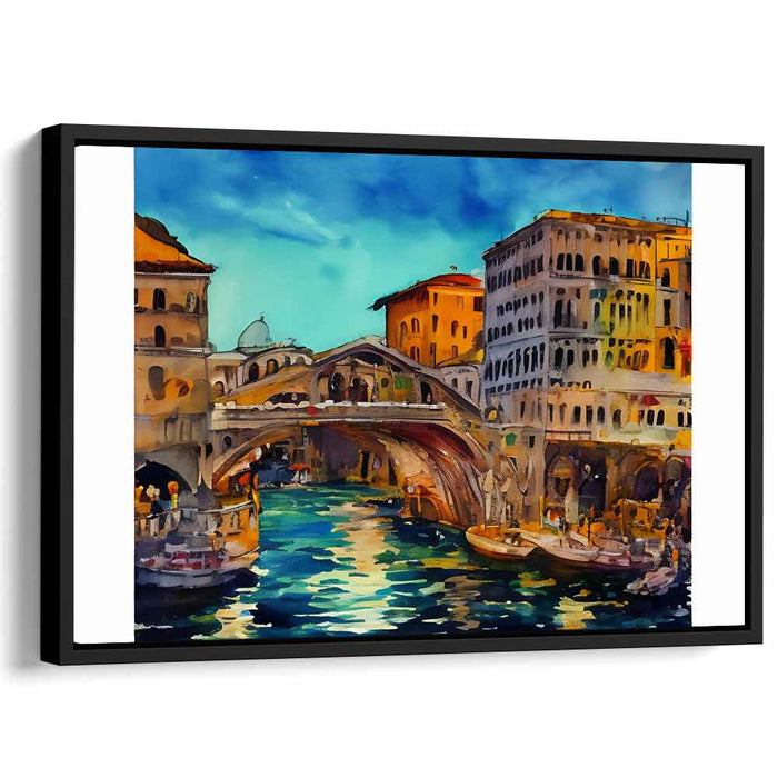 Watercolor Rialto Bridge #131