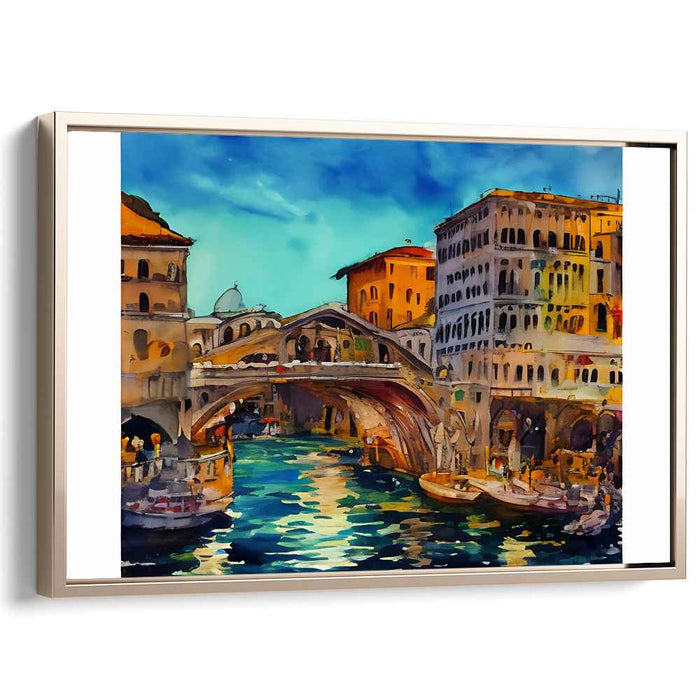 Watercolor Rialto Bridge #131