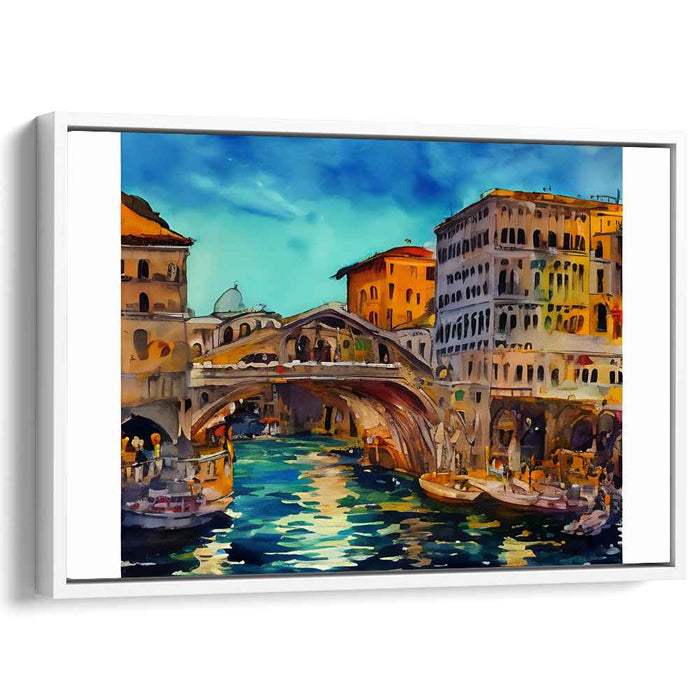 Watercolor Rialto Bridge #131
