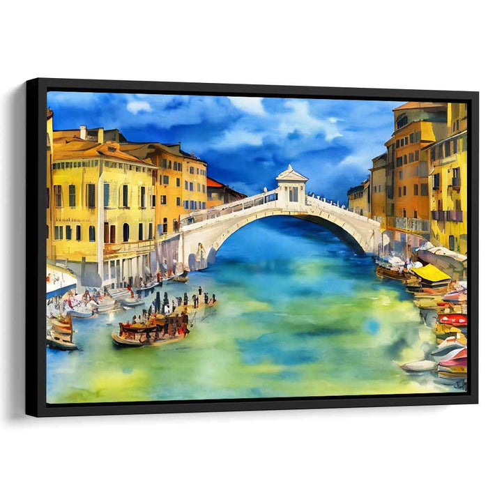 Watercolor Rialto Bridge #134