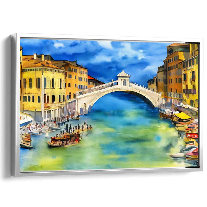 Watercolor Rialto Bridge #134