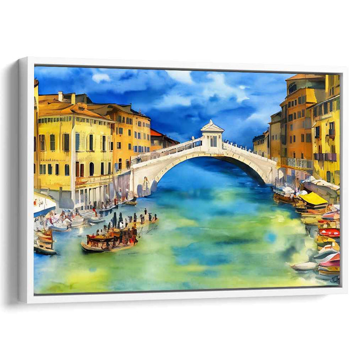 Watercolor Rialto Bridge #134