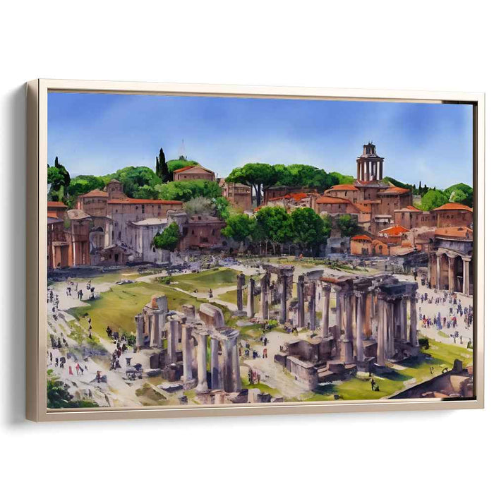 Watercolor Roman Forum #102