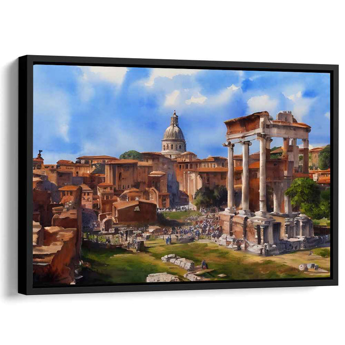 Watercolor Roman Forum #105