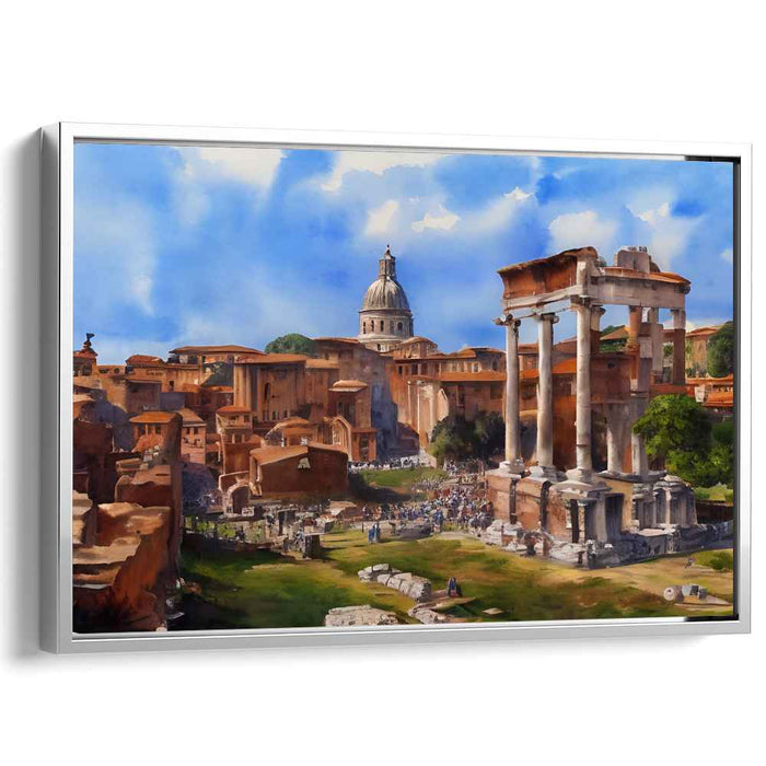 Watercolor Roman Forum #105