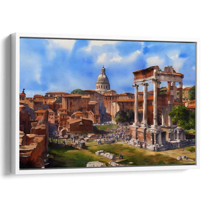 Watercolor Roman Forum #105