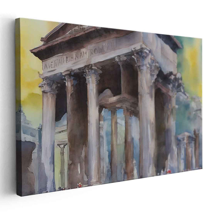 Watercolor Roman Forum #110
