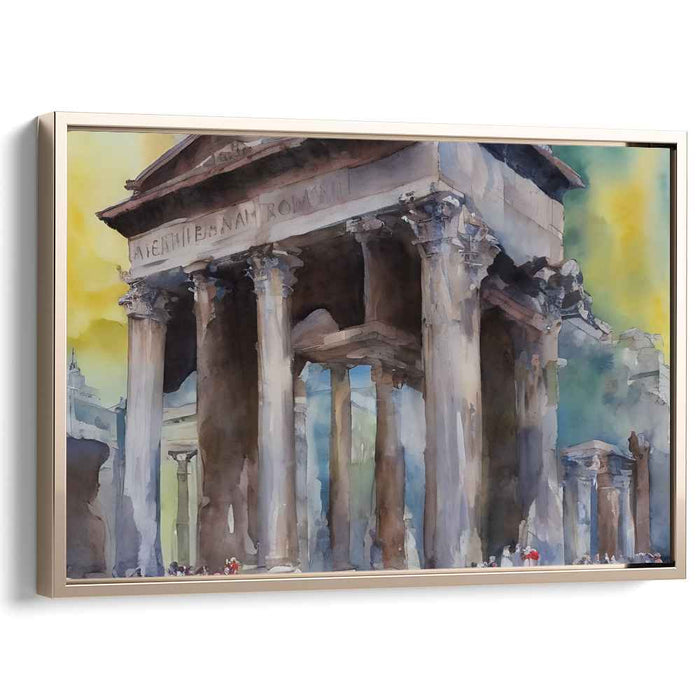 Watercolor Roman Forum #110