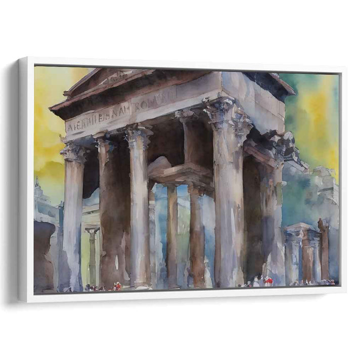 Watercolor Roman Forum #110