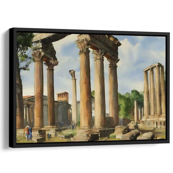 Watercolor Roman Forum #115