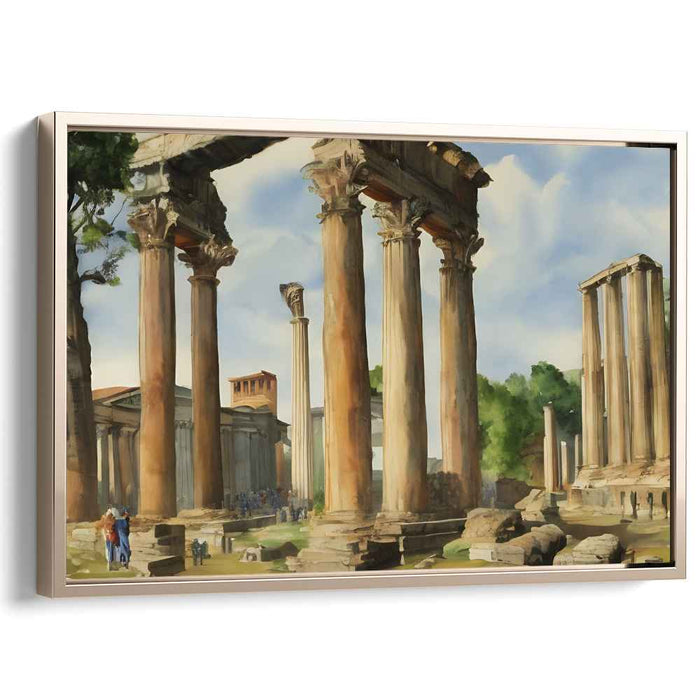 Watercolor Roman Forum #115