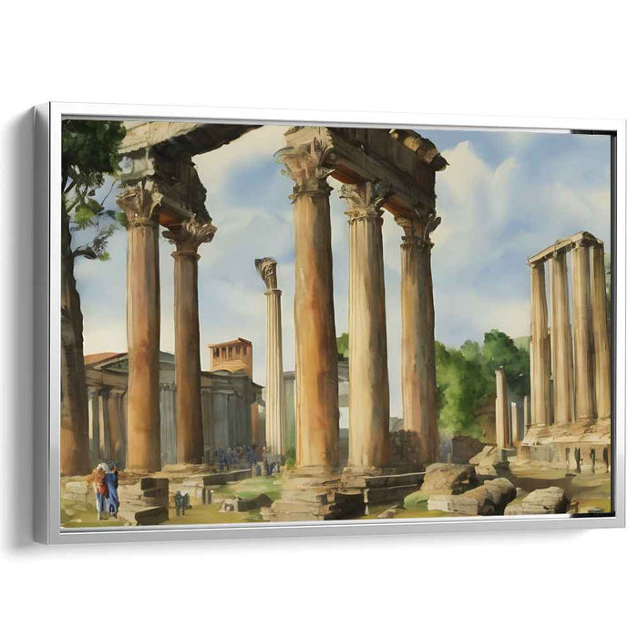 Watercolor Roman Forum #115