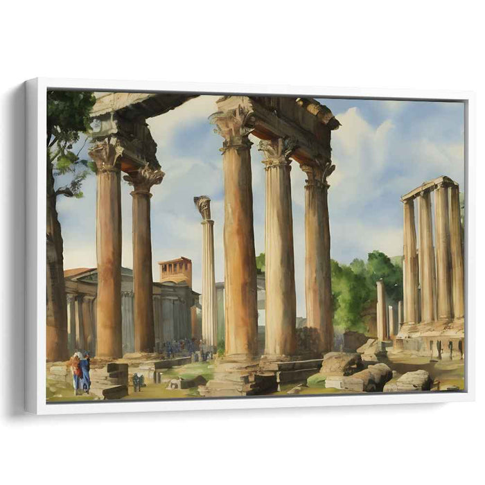 Watercolor Roman Forum #115