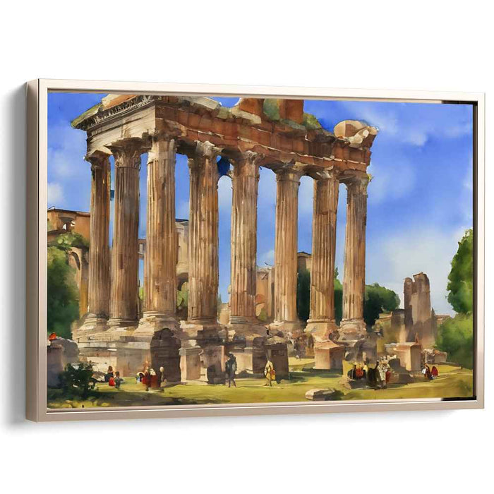 Watercolor Roman Forum #116